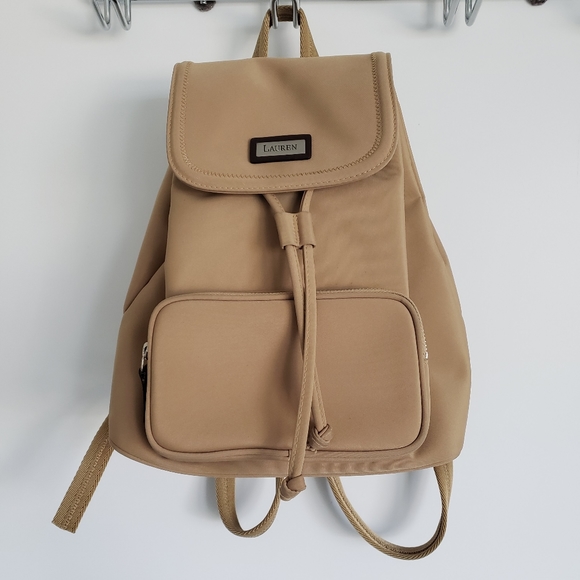 Lauren Ralph Lauren Drawstring Knapsack - Picture 1 of 7